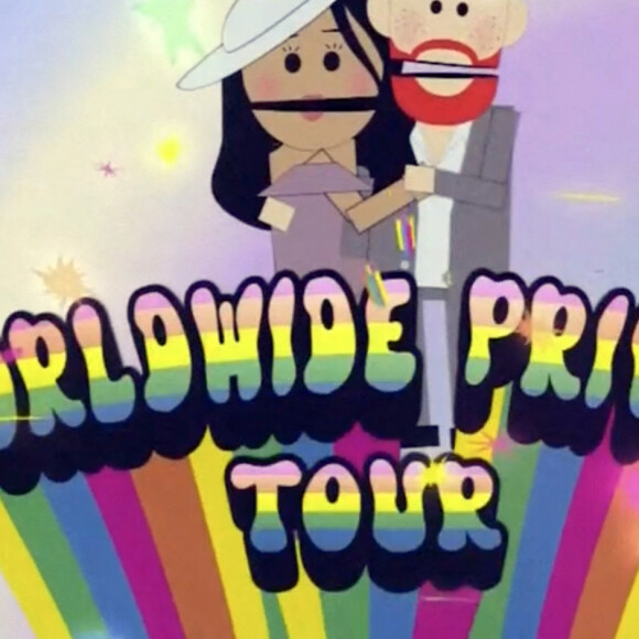 Ils organisent même un tour du monde de la vie privée ! 
Capture d'écran d'un épisode de South Park parodie Meghan Markle et le prince Harry dans le dernier épisode "The Worldwide Privacy Tour". © Comedy Central/JLPPA/Bestimage 