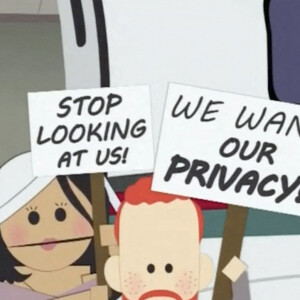 Capture d'écran d'un épisode de South Park parodie Meghan Markle et le prince Harry dans le dernier épisode "The Worldwide Privacy Tour". © Comedy Central/JLPPA/Bestimage 