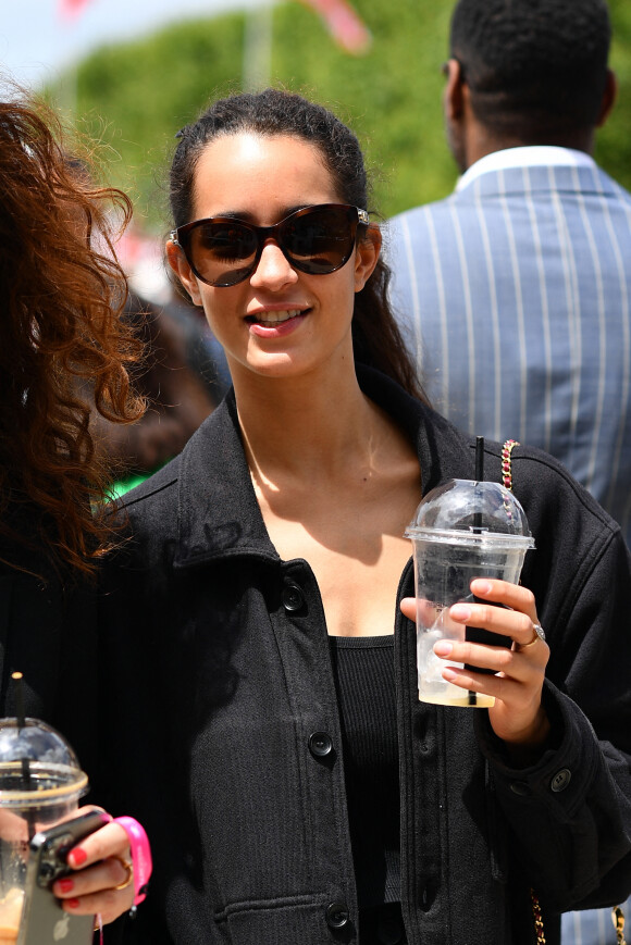 Iman Perez - Reconnaissance des invités people du prix Saint Laurent Eiffel Challenge lors du "Longines Paris Eiffel Jumping" au Champ de Mars à Paris le 26 juin 2022 © Gorassini / Perusseau / Tribeca / Bestimage