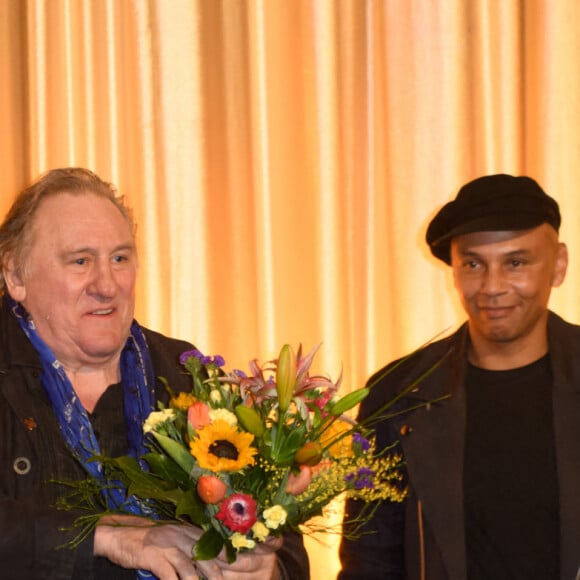 Slony Sow - Gérard Depardieu est à la première du film "The Taste of Small Things" à Berlin le 12 janvier 2023.