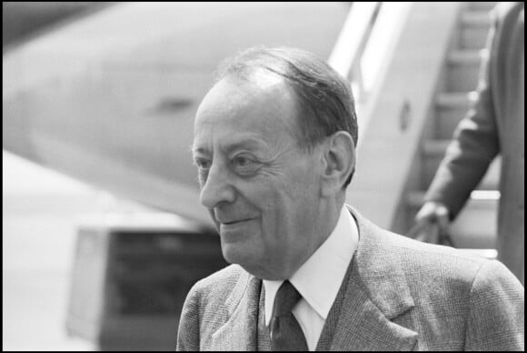 Gauthier Malraux était le fils illégitime d'André Malraux et il est mort en 1961 avec son frère Vincent, à seulement 20 ans. 
André Malraux au Festival de Cannes en 1973. 