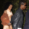 Rihanna enceinte : sortie très tardive avec A$AP Rocky en Italie, ventre rond et robe satinée