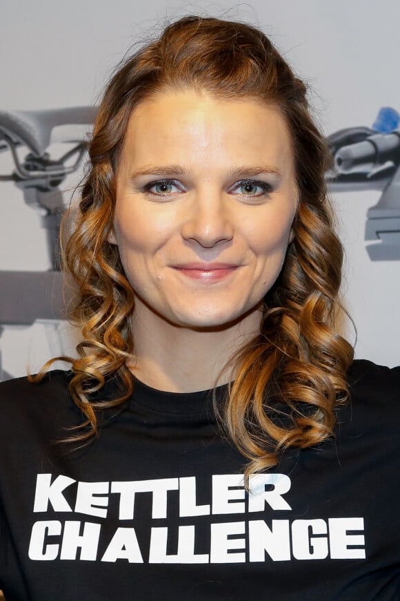 Exclusif - France Pierron au Kettler Challenge au profit de l'association "L'étoile de Martin" à l'hôtel Molitor à Paris, le 1er décembre 2014.