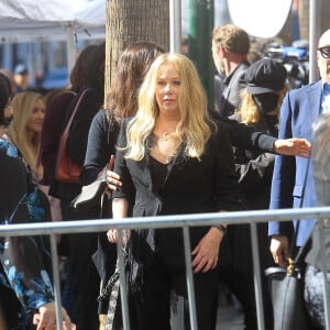 Christina Applegate inaugure son étoile sur le "Walk of Fame" à Hollywood, le 14 novembre 2022.