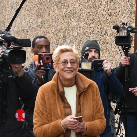 Isabelle Balkany venant chercher son mari Patrick Balkany libéré de la prison de la Santé le 12 février 2020.