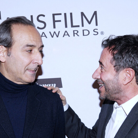 Alexandre Desplat, Bernard Montiel - 2ème édition du "Paris Film Critics Awards "au silencio à Paris le 5 février 2023. À l'image des New York Film Critics Circle Awards, Los Angeles Film Critics Association Awards ou London Critics Film Awards, qui sont aujourd'hui des institutions, les Paris Film Critics Awards, créés à l'initiative de S. Bobino, récompenseront chaque année le meilleur du cinéma. © Rachid Bellak/Bestimage