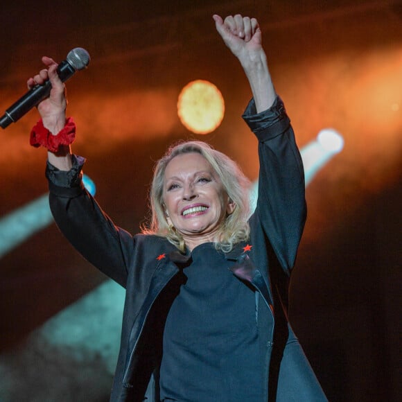 Exclusif - Véronique Sanson en concert pour le festival du château de Solliès-Pont, France, le 17 juillet 2021. © Patrick Carpentier/Bestimage