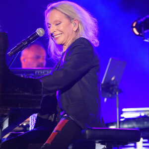 Exclusif - Véronique Sanson en concert pour le festival du château de Solliès-Pont, France, le 17 juillet 2021. © Patrick Carpentier/Bestimage