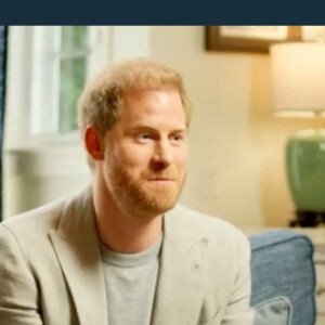 Le Prince Harry a participé à un événement en direct avec le docteur Gabor Maté, expert dans les traumatismes liés à l'enfance. Le 4 mars 2023. 