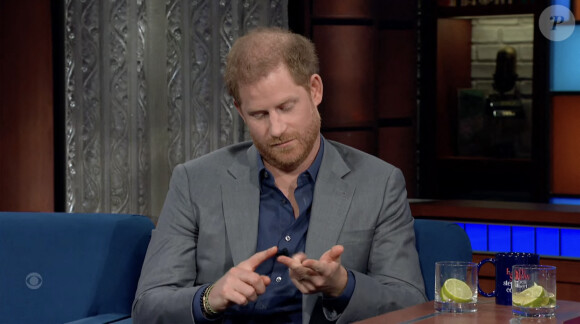 Le prince Harry donne une interview sur le plateau de Stephen Colbert à propos de la vie après la mort 