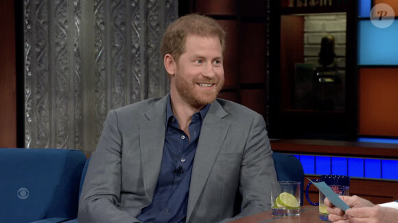 Le prince Harry donne une interview sur le plateau de Stephen Colbert à propos de la vie après la mort 