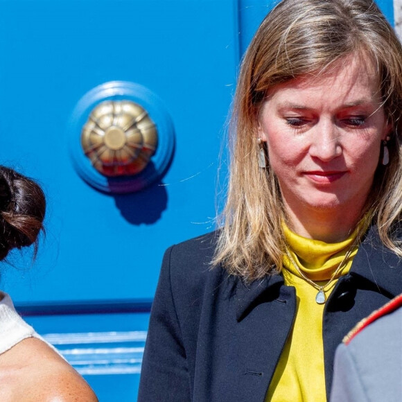 Le prince Harry, duc de Sussex et Meghan Markle, duchesse de Sussex, arrivent à l'hôtel de ville pour l'événement Invictus Games Dusseldorf 2023 One Year to Go, à Düsseldorf, Allemagne, le 6 septembre 2022. 