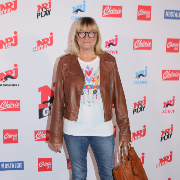 Christine Bravo lors de la conférence de presse de rentrée du groupe NRJ au Musée du Quai Branly à Paris, le 21 septembre 2017. © CVS/Bestimage 