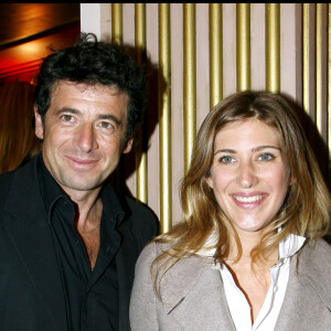 Patrick Bruel et sa Amanda Sthers - Générale de la pièce "Thalasso" au Théatre Hebertot.