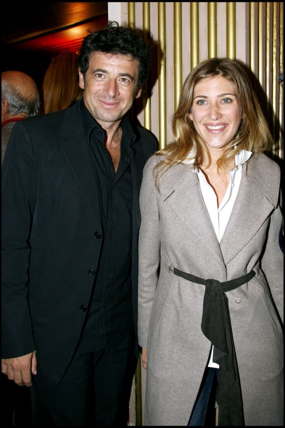Patrick Bruel et sa Amanda Sthers - Générale de la pièce "Thalasso" au Théatre Hebertot.