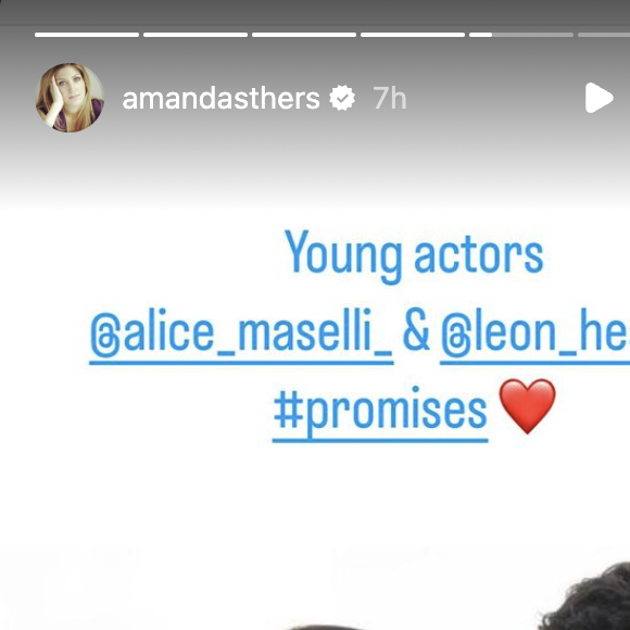 Amanda Sthers fière du jeune acteur Léon, son fils