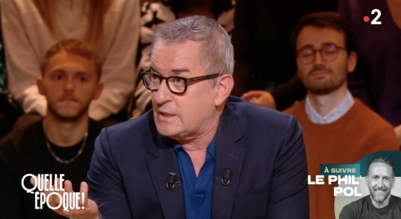 Christophe Dechavanne dans l'émission "Quelle époque !" sur France 2
