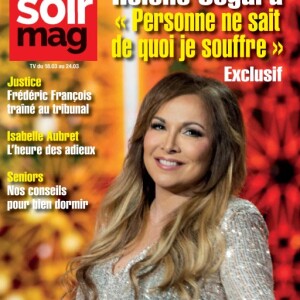 Hélène Ségara en couverture de "Soir Mag".