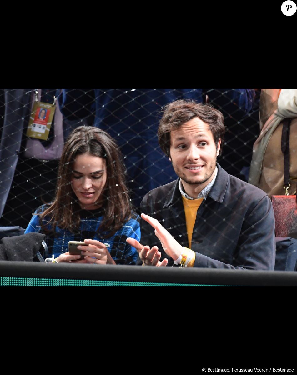 Vianney Bureau (Vianney) et sa compagne Catherine Robert - People lors de la finale du tournoi Rolex Paris Masters 2019 à Paris le 3 novembre 2019. © Veeren - Perusseau / Bestimage