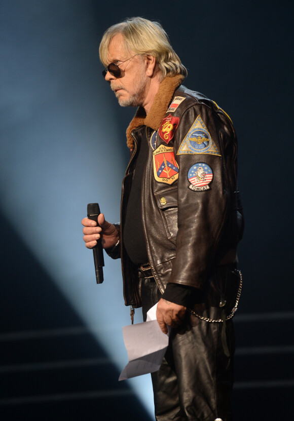 Le chanteur Renaud (Renaud Séchan) (Prix spécial de la Sacem) - Grand Prix Sacem 2018 à la salle Pleyel à Paris présenté par V. Dedienne, le 10 décembre 2018. © Veeren/Bestimage 