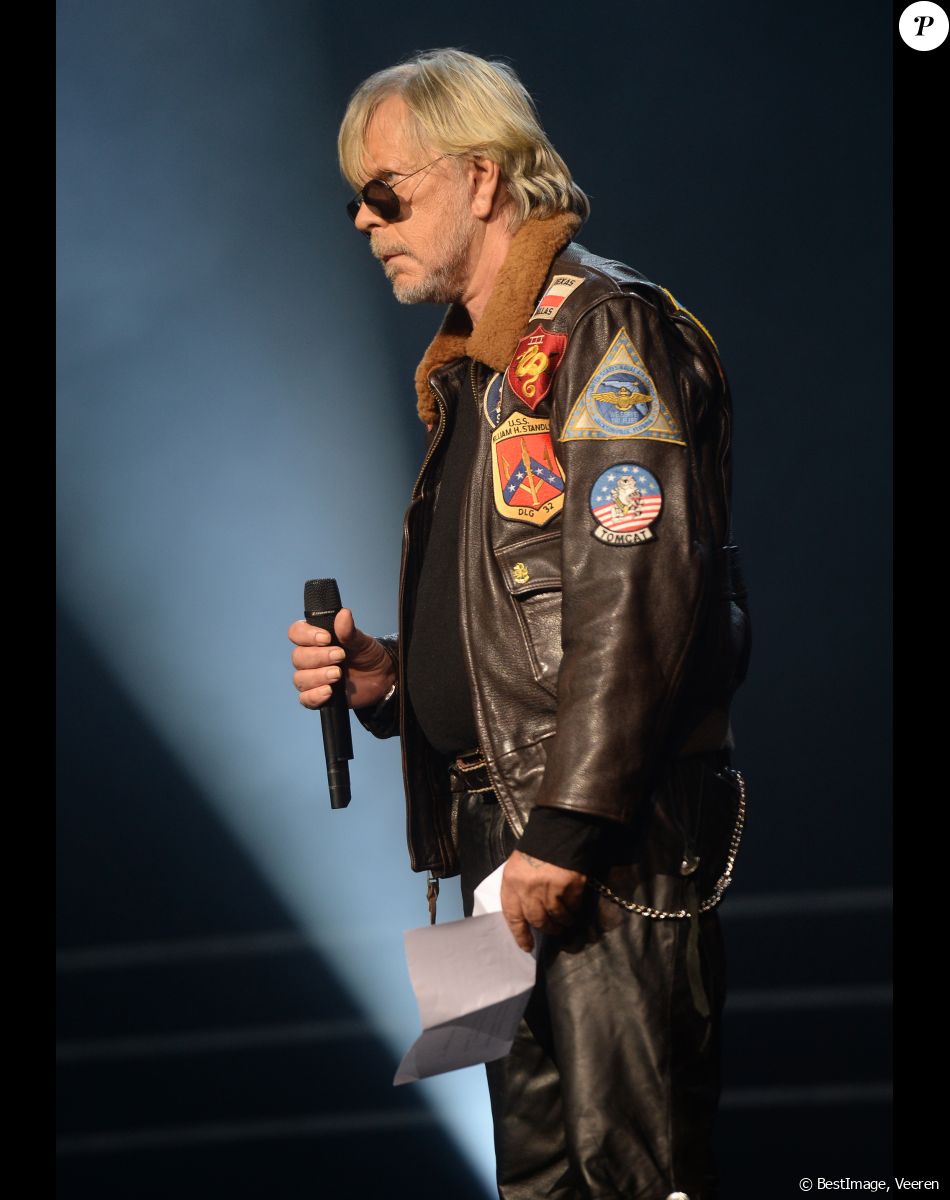 Le chanteur Renaud (Renaud Séchan) (Prix spécial de la Sacem) - Grand Prix Sacem 2018 à la salle Pleyel à Paris présenté par V. Dedienne, le 10 décembre 2018. © Veeren/Bestimage