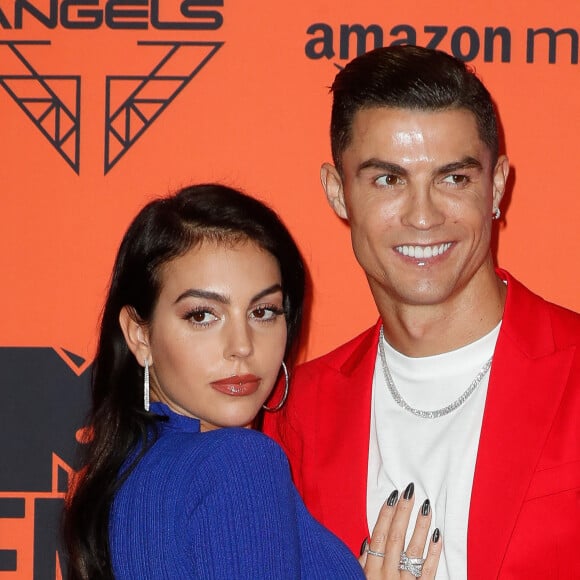 Cristiano Ronaldo et sa compagne Georgina Rodriguez à la soirée MTV European Music Awards 2019 (MTV EMA's) au FIBES Conference and Exhibition Centre à Séville en Espagne, le 3 novembre 2019