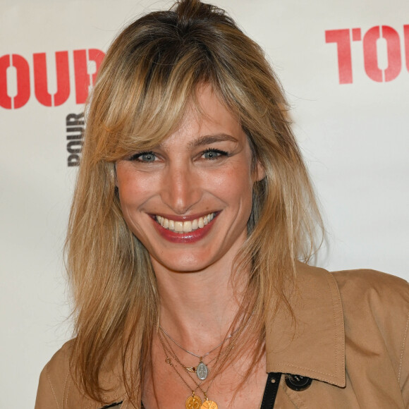 Pauline Lefèvre - Photocall à la première du film "Tourner pour vivre" sur la vie cinématographique du réalisateur C.Lelouch à Paris le 25 avril 2022. © Coadic Guirec / Bestimage