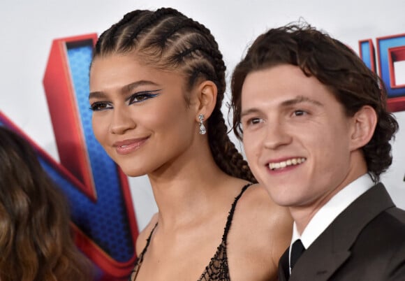 Zendaya and Tom Holland à la première du film "Spider-Man: No Way Home" à Los Angeles, le 13 décembre 2021. 