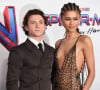 Tom Holland et sa compagne Zendaya à la première du film "Spider-Man: No Way Home" à Los Angeles