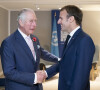 Rencontre bilatérale entre le président français Emmanuel Macron et le prince Charles, prince de Galles, lors de la Cop26 à Glasgow (1er - 12 novembre 2021). Le 1er novembre 2021. 