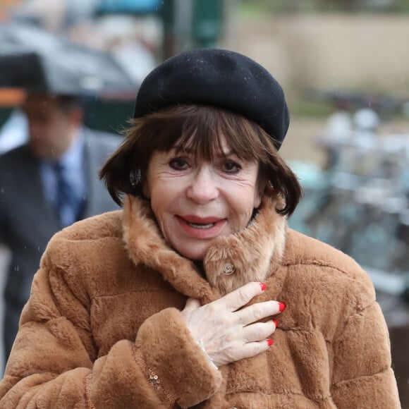 Danièle Evenou - Obsèques d'Hervé Bourges en l'Eglise Saint-Eustache à Paris, le 1er mars 2020.