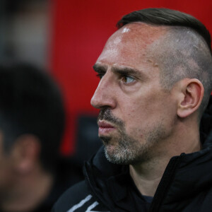 Franck Ribery, coach adjoint de la US Salernitana 1919 lors du match de football Serie A 2022/23 opposant l'AC Milan à l'US Salernitana 1919 au stade San Siro à Milan, Italie, le 13 mars 2023. le match s'est terminé par un match nul 1-1. © Fabrizio Carabelli/LPS/Zuma Press/Bestimage