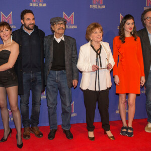 Anne-Elisabeth Blateau, David Mora, Gérard Hernandez, Marion Game, guest, Grégoire Bonnet lors du photocall de la cérémonie de clôture du festival Series Mania 2019 à Lille le 30 mars 2019 © Stéphane Vansteenkiste / Bestimage 