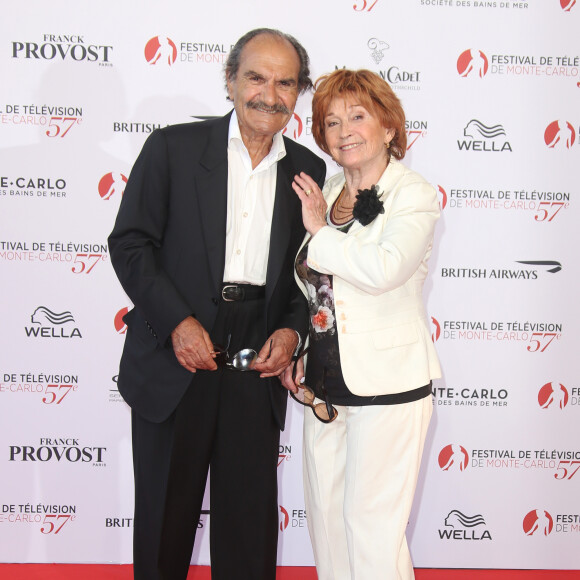 Gérard Hernandez et Marion Game lors de l'ouverture de la 57ème édition du Festival de la Télévision de Monte-Carlo le 16 juin 2017. © Denis Guignebourg / Bestimage 