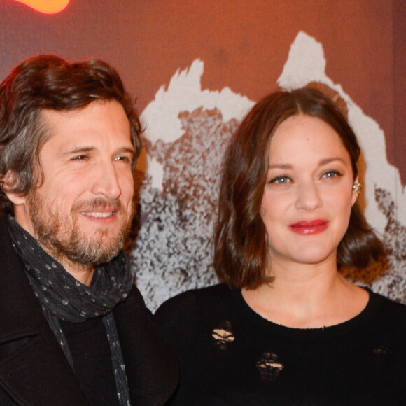 Guillaume Canet et sa compagne Marion Cotillard enceinte - Avant-première du film "Rock'n Roll" au Pathé Beaugrenelle à Paris le 13 février 2017. © Coadic Guirec / Bestimage 