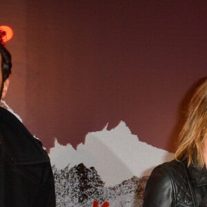 Maxim Nucci (Yodelice) et sa compagne Isabelle Ithurburu - Avant-première du film "Rock'n Roll" au Pathé Beaugrenelle à Paris le 13 février 2017. © Coadic Guirec / Bestimage 