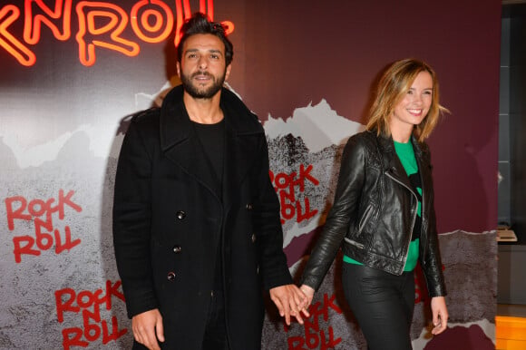 Maxim Nucci (Yodelice) et sa compagne Isabelle Ithurburu - Avant-première du film "Rock'n Roll" au Pathé Beaugrenelle à Paris le 13 février 2017. © Coadic Guirec / Bestimage 