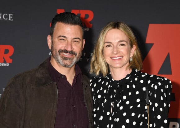Jimmy Kimmel et Molly McNeamey - Première du film "AIR" à Los Angeles, le 27 mars 2023.