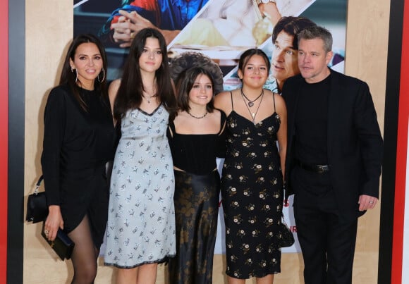 Matt Damon, Luciana Barroso - Première du film "AIR" à Los Angeles, le 27 mars 2023.
