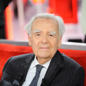 Exclusif - Bernard Pivot - Enregistrement de l'émission Vivement dimanche au studio Gabriel, presentée par Michel Drucker . Diffusion sur France 2 le 11/04/2021. © Guillaume Gaffiot / Bestimage