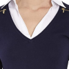 Adoptez l'élégance de Sophie Marceau avec ce pull chemise 2-en-1 Morgan