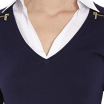Soyez aussi élégante que Sophie Marceau avec ce pull chemise 2-en-1