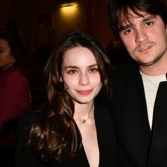 Lola Aubrière, Alain-Fabien Delon lors de l'avant-première du film "Jours sauvages" au cinéma Max Linder à Paris le 3 avril 2023. © Veeren / Bestimage