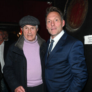 Semi-exclusif - Claude Lelouch et Larsène, le gentleman magicien-mentaliste - Générale du spectacle de "Larsène" au théâtre de la Gaîté-Montparnasse à Paris le 3 avril 2023. © Coadic Guirec/Bestimage
