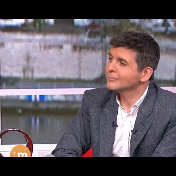 Et Thomas Sotto n'a pas caché son admiration
Thomas Sotto et Julia Vignali ont reçu Clémentine Célarié dans "Télématin", le 5 avril 2023, sur France 2