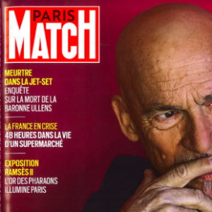 Couverture du magazine Paris Match, à paraître le 6 avril 2023.