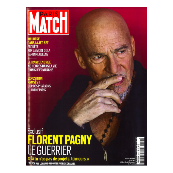 Couverture du magazine Paris Match, à paraître le 6 avril 2023.