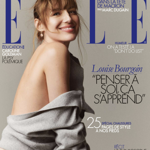 Louise Bourgoin fait la couverture du nouveau numéro du magazine "ELLE" paru le 6 avril 2023