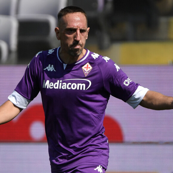 Franck Ribery de l'ACF Fiorenta lors du match de championnat Serie A opposant la Fiorentina à Juventus au stade Artemio Franchi à Florence, Italie, le 25 avril 2021. © Inside/Panoramic/Bestimage 