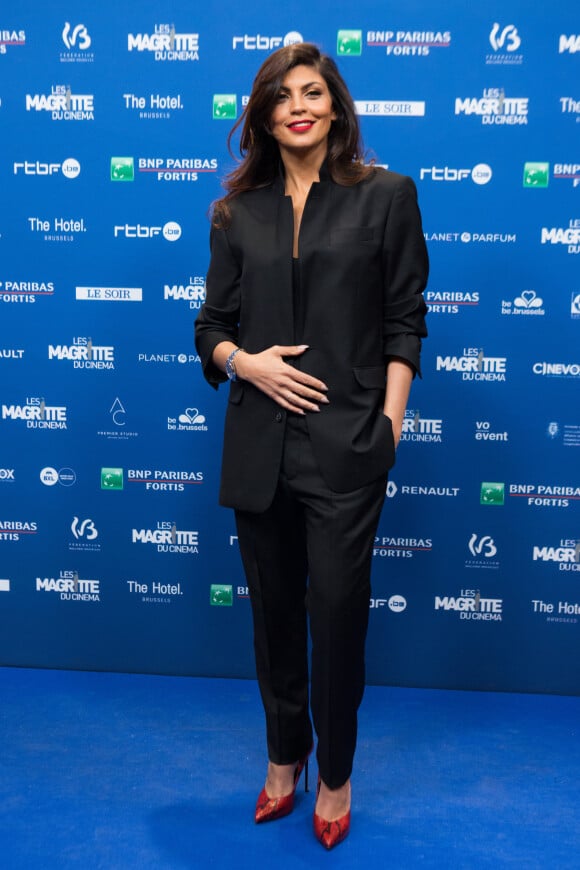 Nawell Madani lors de la 8e Cérémonie des Magritte du Cinéma, qui récompense le septième art belge, au Square, à Bruxelles. Le 3 février 2018.